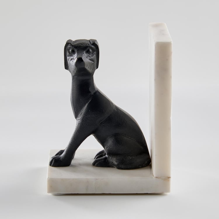 Splendid Aluminium Dog Book End