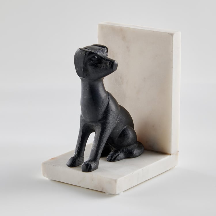 Splendid Aluminium Dog Book End