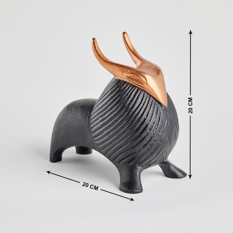 Splendid Aluminium Yak Figurine