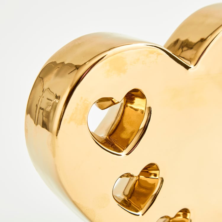 Love Forever Ceramic Heart Table Accent