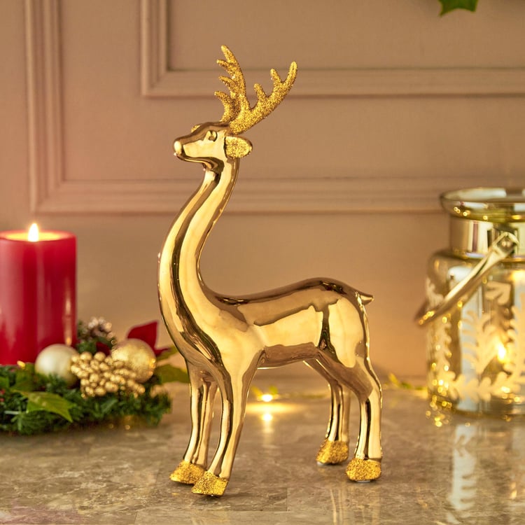 Carols Ceramic Reindeer Figurine