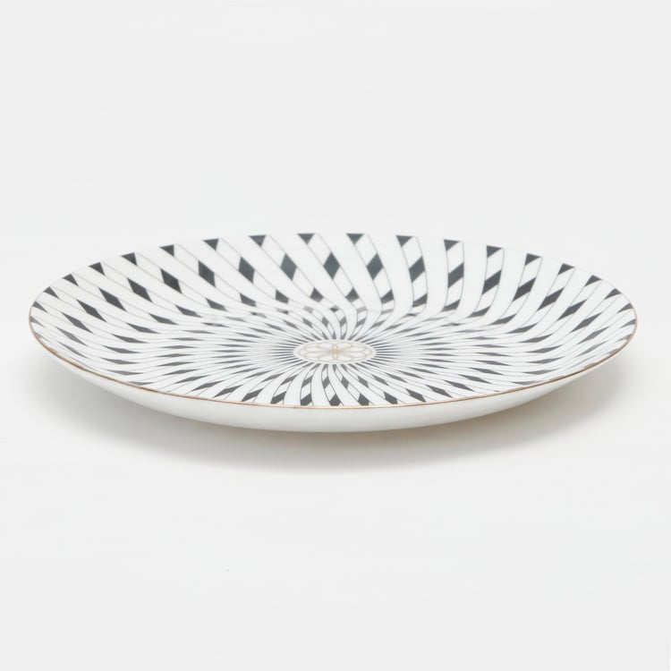 Andrey Bone China Printed Side Plate - 20cm