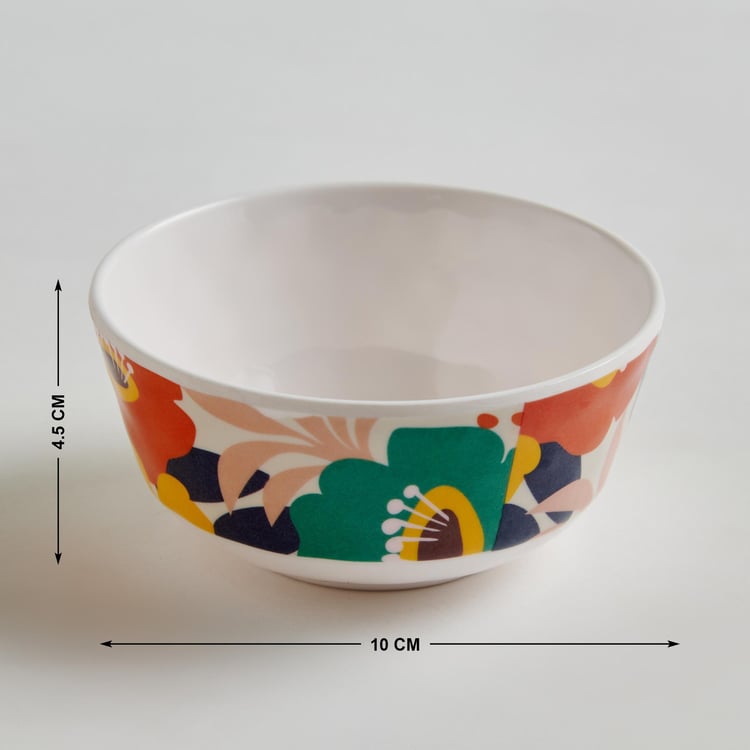 Meadowas Printed Melamine Serving Bowl - 250 ml