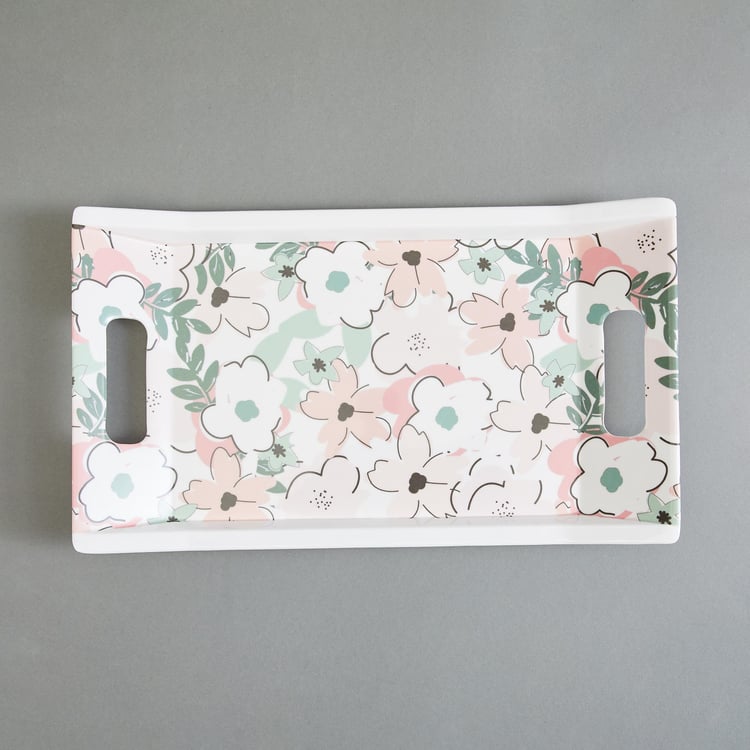 Meadows Melamine Printed Serving Tray - 30.5x17.8cm