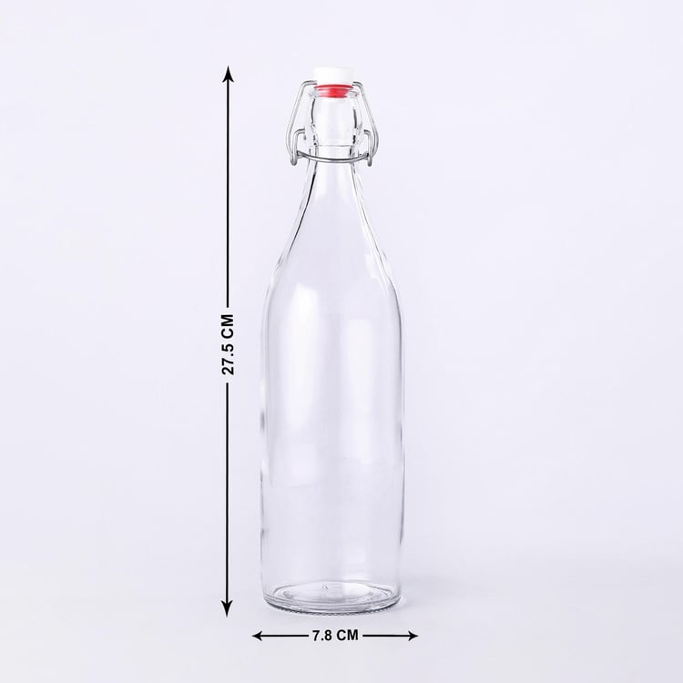 WONDERCHEF Bormioli Transparent Glass Water Bottle - 500ml