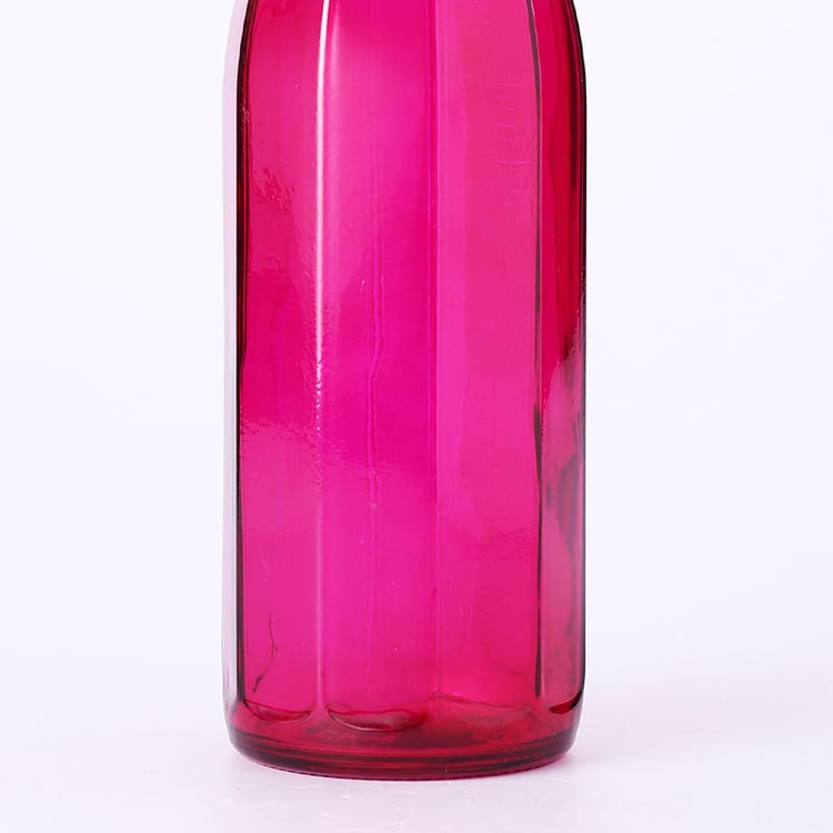 WONDERCHEF Bormioli Magenta Transparent Glass Bottle - 1L