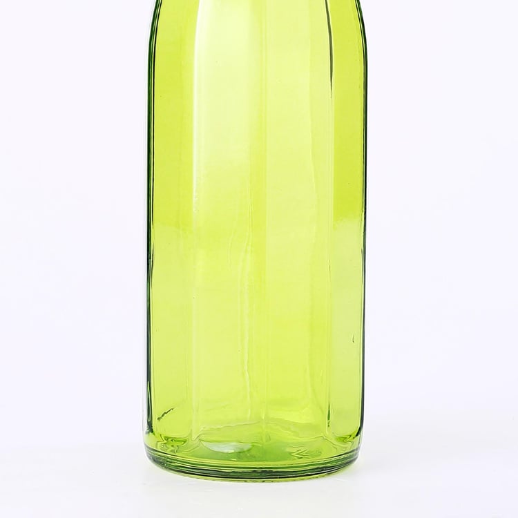 WONDERCHEF Bormioli Green Transparent Glass Bottle - 1L