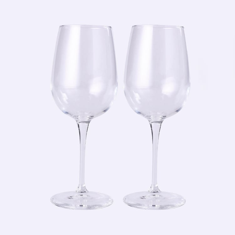 WONDERCHEF Bormioli Transparent Red Wine Glass - Set Of 2