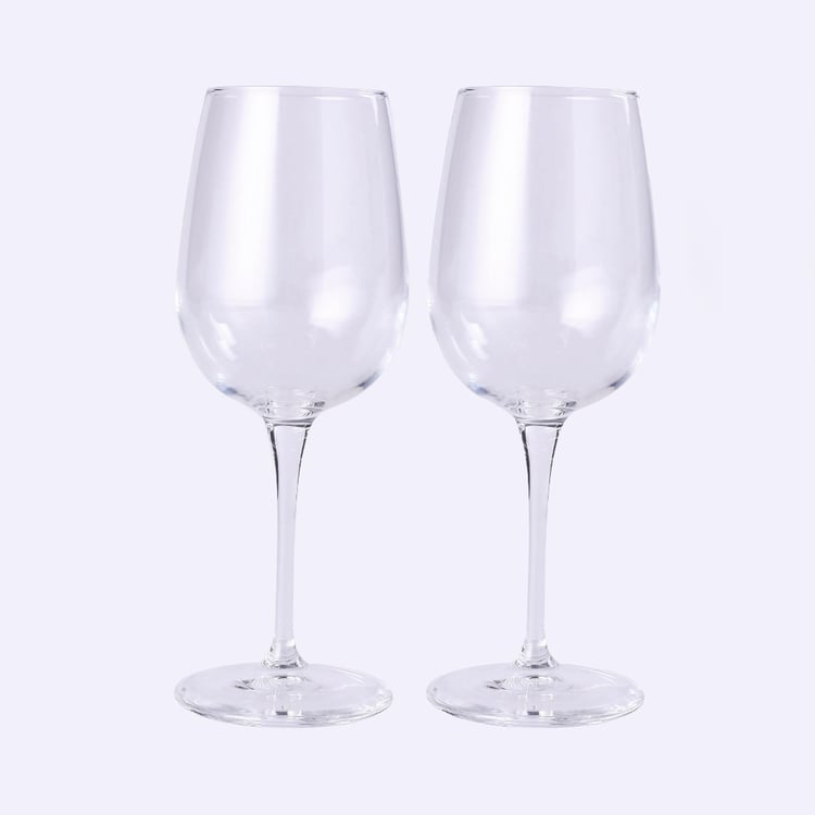 WONDERCHEF Bormioli Clear Stemware Wine Glasses - 280 ml - Set of 2