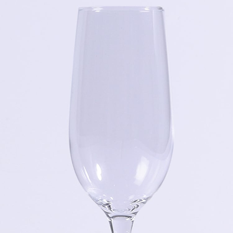 WONDERCHEF Bormiloli Transparent Glass Champagne Flute - Set Of 2