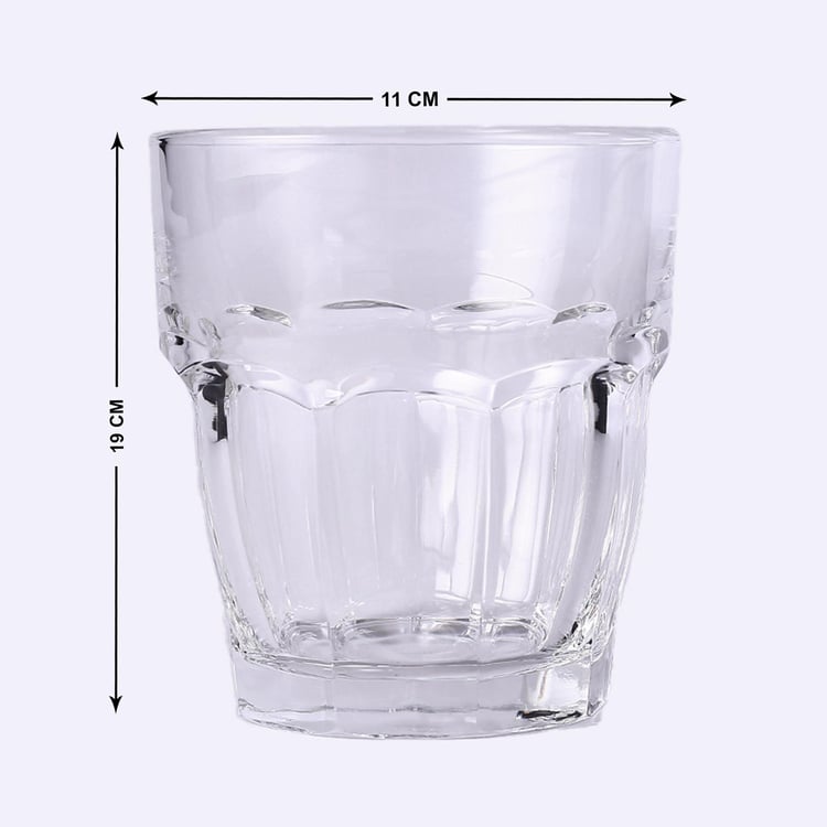 WONDERCHEF Bormioli Clear Whiskey Glasses - 390 ml - Set of 6