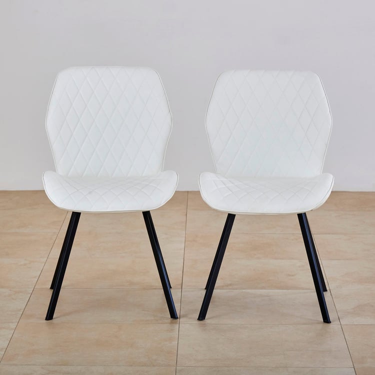 Floyd 6-Seater Extendable Dining Set with Chairs - White