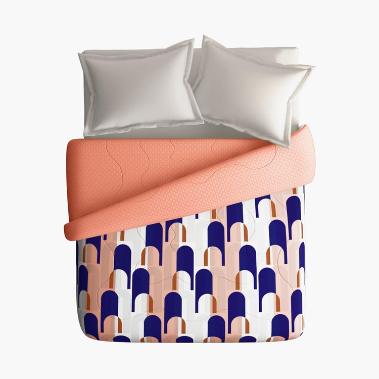 PORTICO Cadence Cotton Geometric Printed Double Comforter