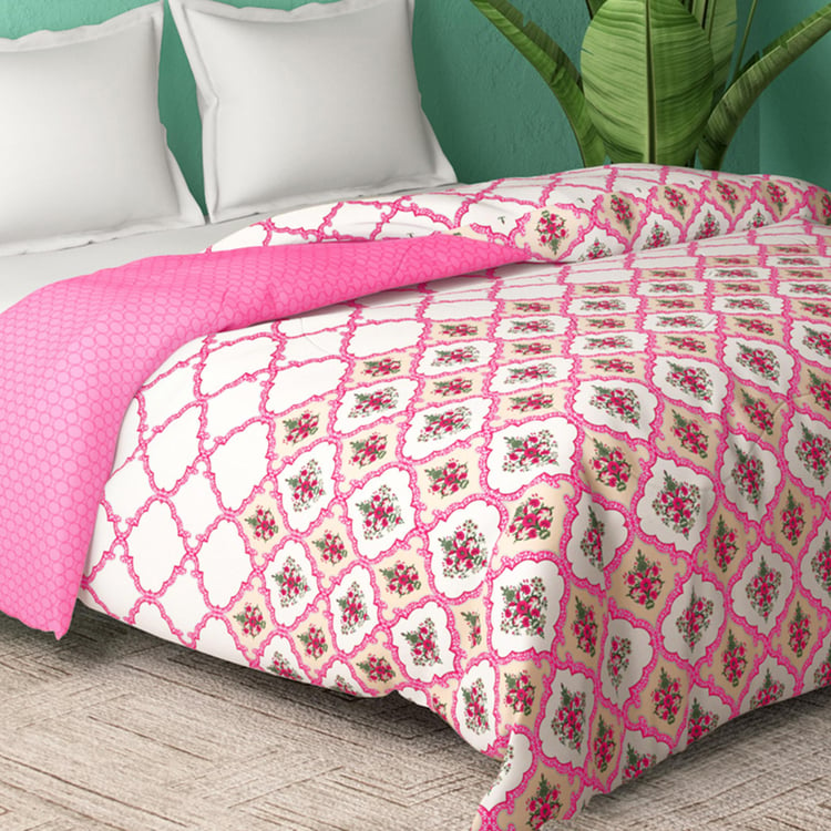 PORTICO Cadence Cotton Printed Double Comforter