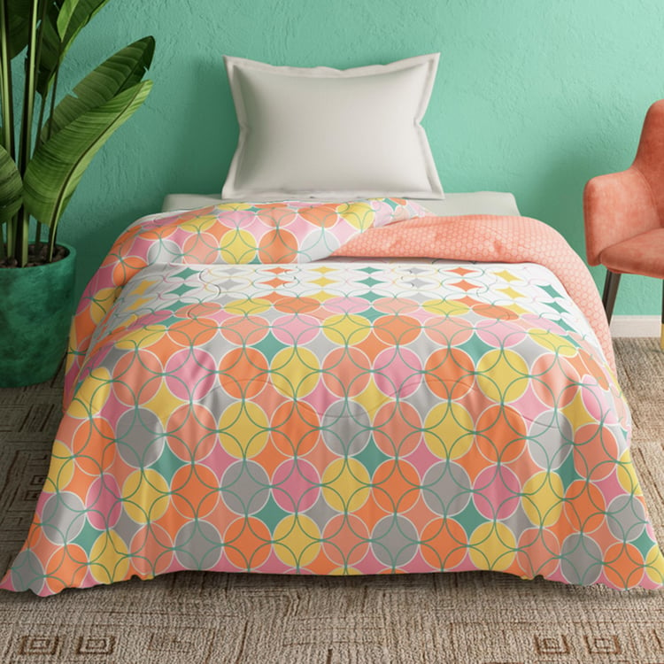 PORTICO Cadence Cotton Printed Single Comforter