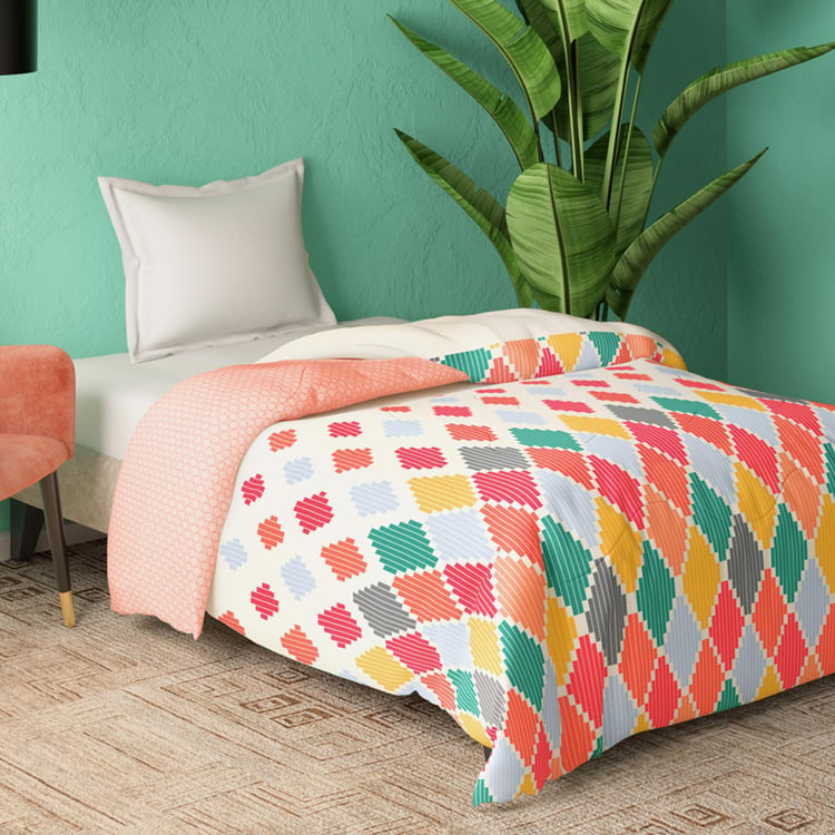 PORTICO Cadence Cotton Printed Single Comforter