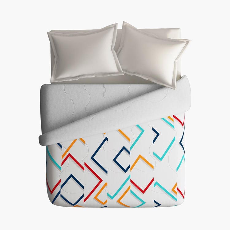 Buy PORTICO Marvella Printed Cotton Double Comforter 220x224cm from