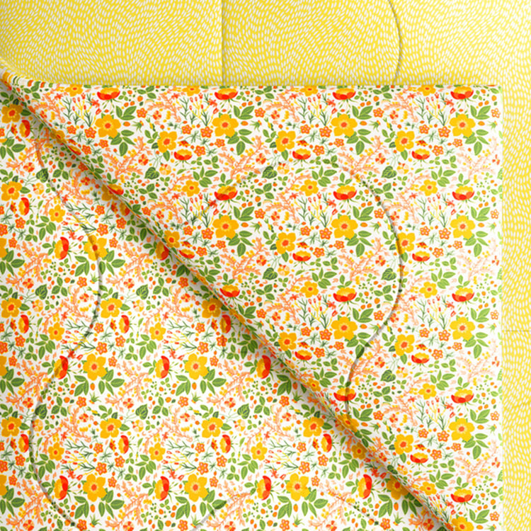 PORTICO Marvella Printed Cotton Single Comforter - 152x220cm