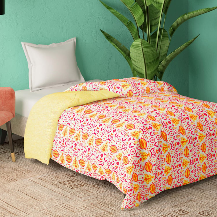 PORTICO Marvella Cotton Printed Single Comforter - 152x220cm