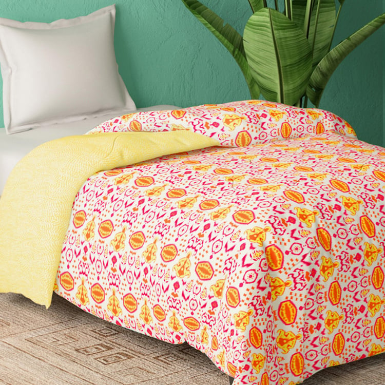 PORTICO Marvella Cotton Printed Single Comforter - 152x220cm