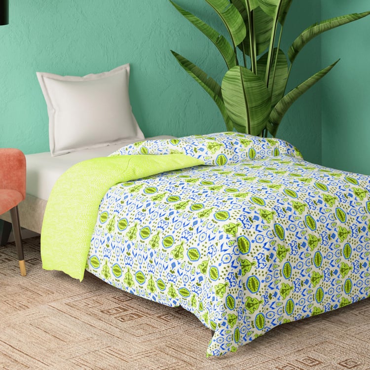 PORTICO Marvella Cotton Printed Single Comforter - 152x220cm