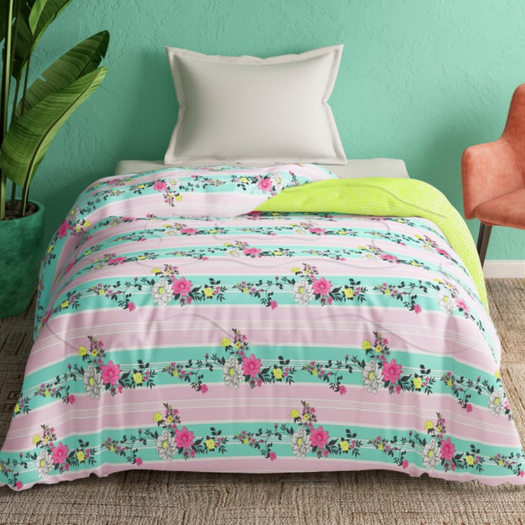 PORTICO Marvella Printed Cotton Single Comforter - 152x220cm