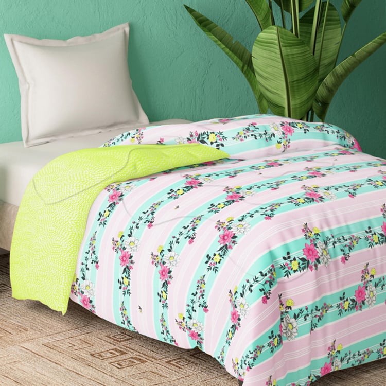 PORTICO Marvella Printed Cotton Single Comforter - 152x220cm