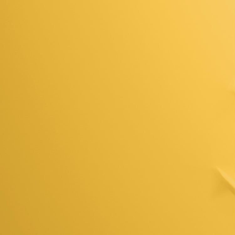 PORTICO Shades Yellow Solid Cotton Single Bedsheet Set - 150x224cm