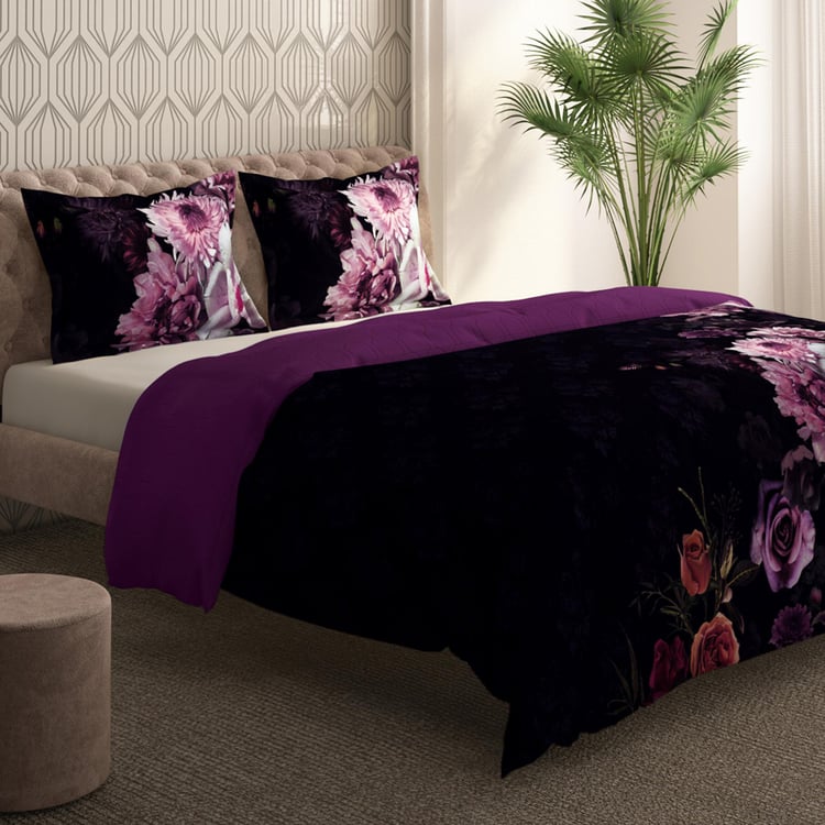 PORTICO Neeta Lulla Floral Printed Cotton 3Pcs King Bedsheet Set