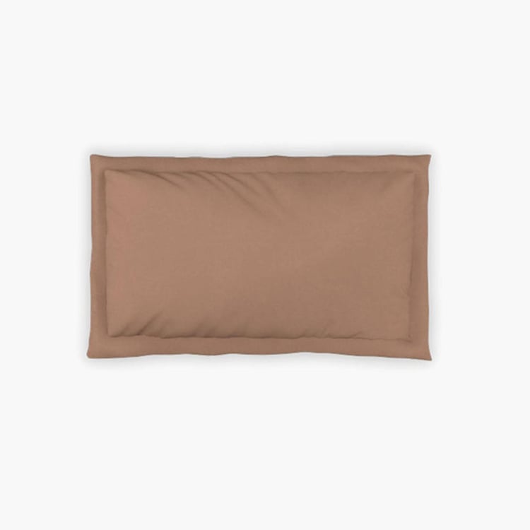 D'DECOR Spectrum Brown Solid Cotton Single Bedsheet Set - 152x224cm - 2Pcs