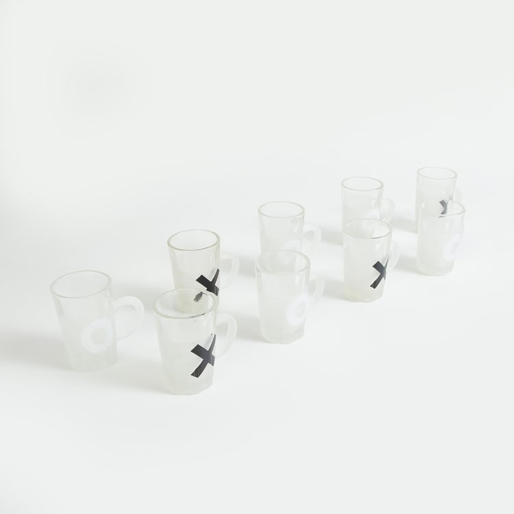 Corsica Razzle 10Pcs Shot Glasses with Gaming Board Set