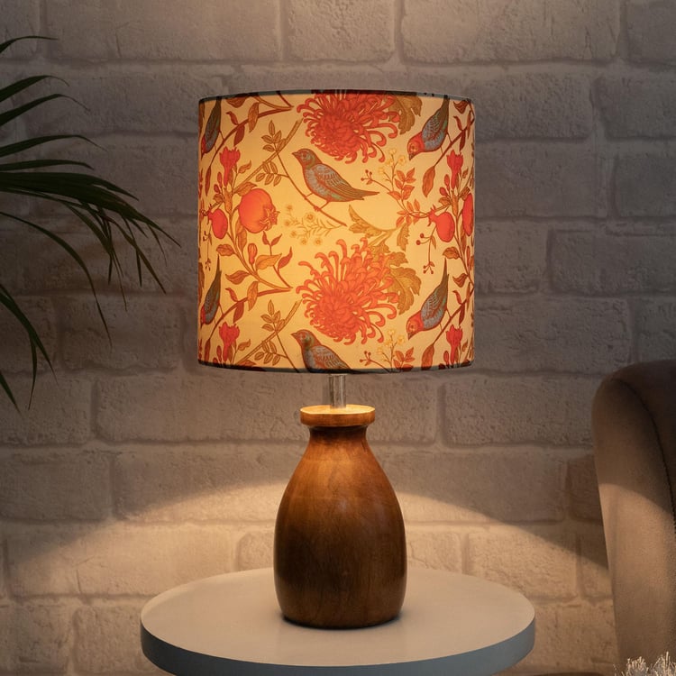 HOMESAKE Modern Wooden Table Lamp