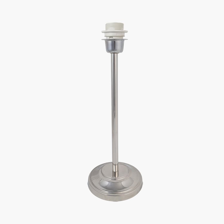 HOMESAKE Brown Steel Contemporary Electric Table Lamp With Jude Shade