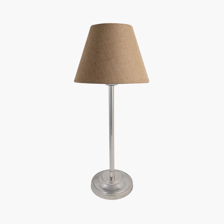 HOMESAKE Contemporary Decor Brown Solid Metal Table Lamp