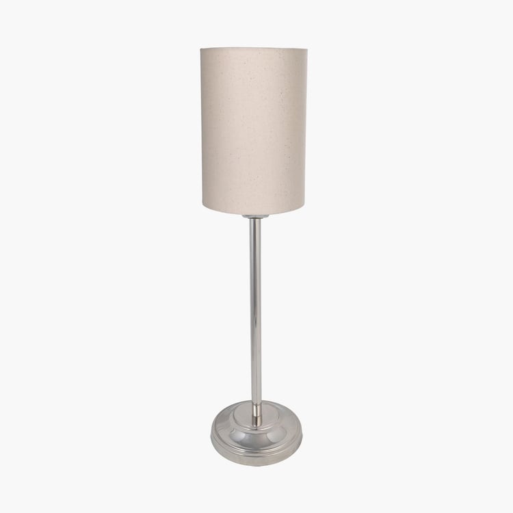 HOMESAKE Contemporary Decor Brown Steel Table Lamp With Shade
