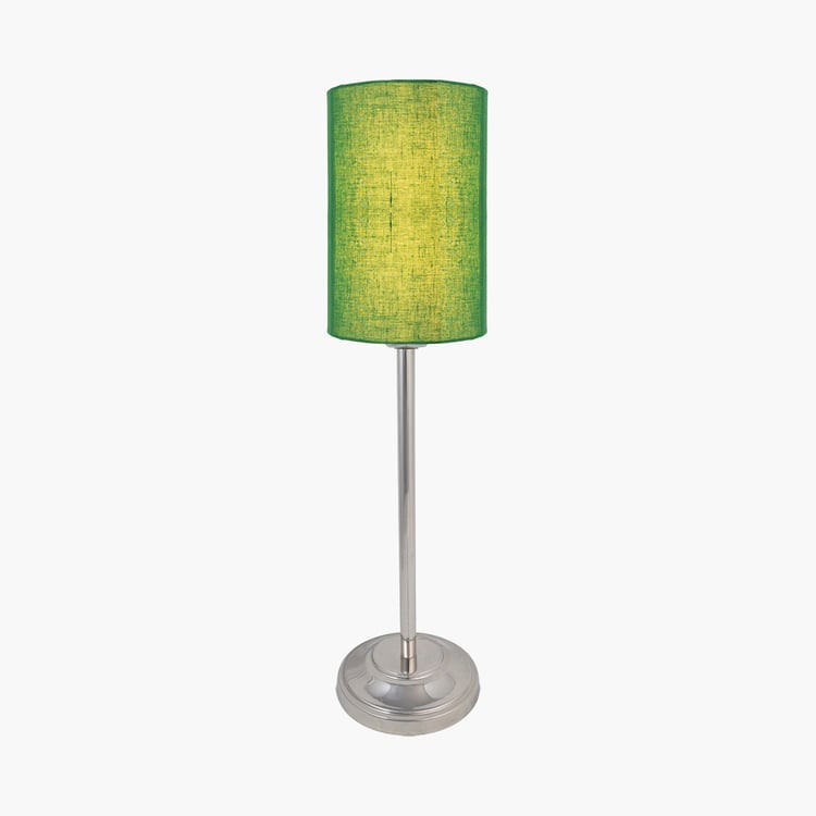 HOMESAKE Contemporary Decor Green Steel Table Lamp With Shade