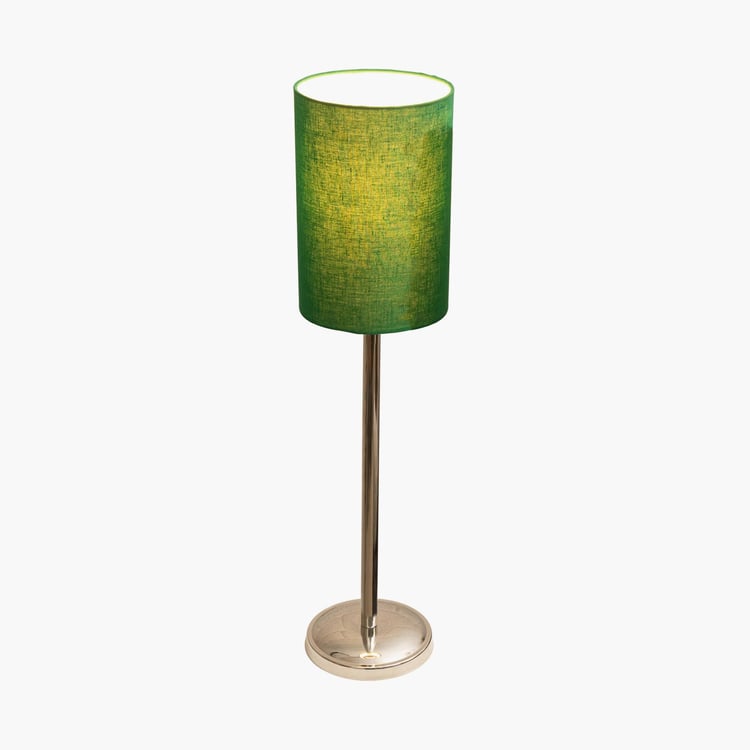 HOMESAKE Contemporary Decor Green Steel Table Lamp With Shade