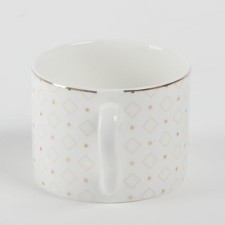 Glitz D�cor Bone China Cup and Saucer - 200ml