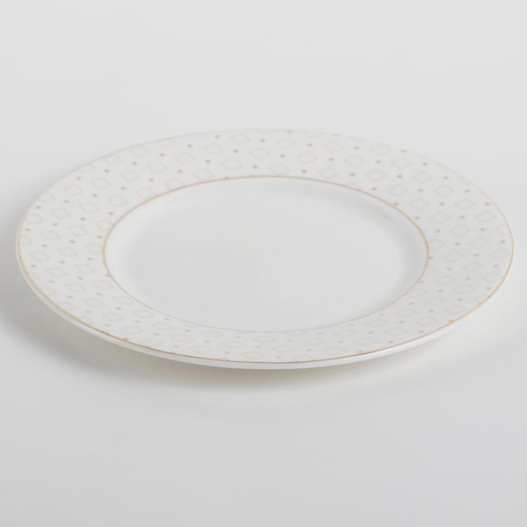 Glitz Bone China Printed Side Plate - 20cm