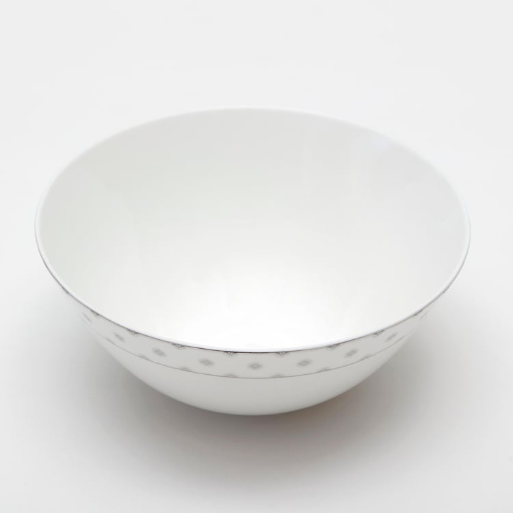 Glitz Bone China Printed Cereal Bowl - 800ml