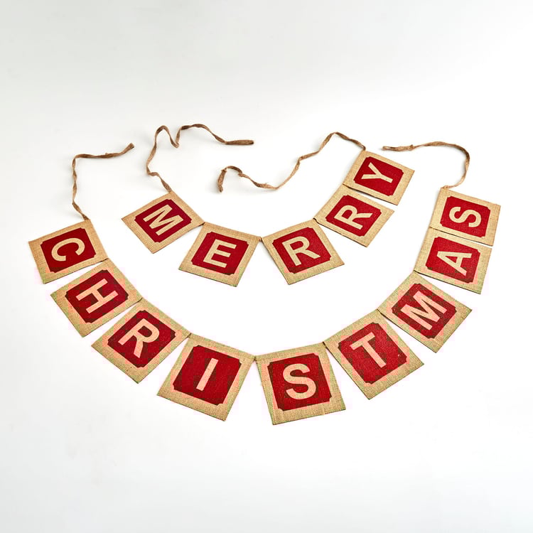 Carols 2Pcs Merry Christmas Garland