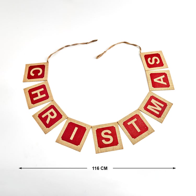 Carols 2Pcs Merry Christmas Garland