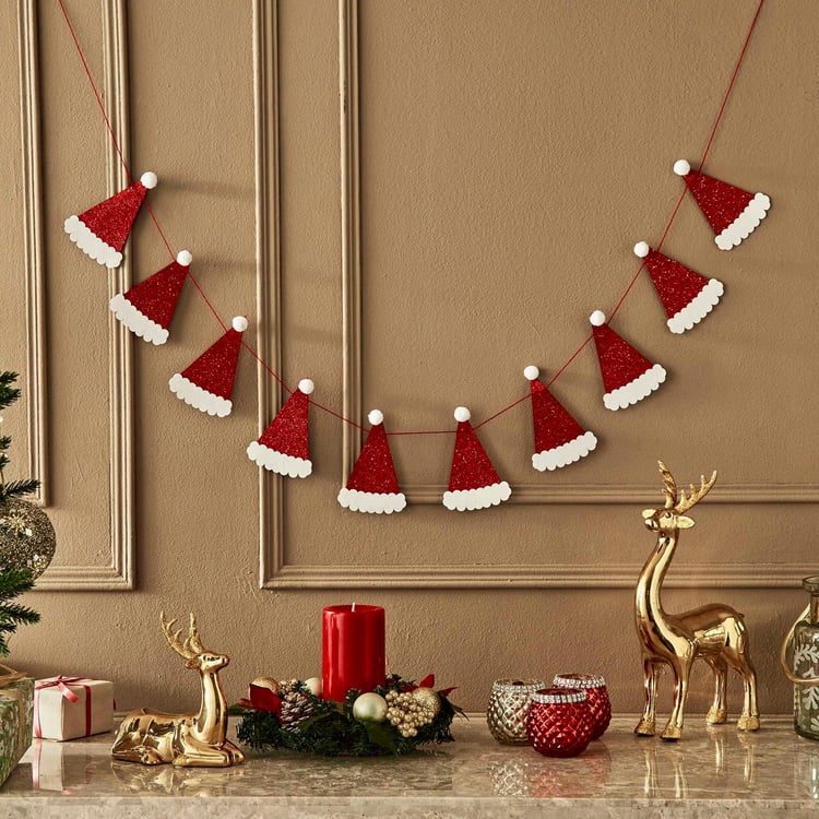 Carols Santa Hat Garland