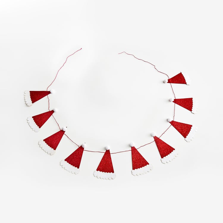 Carols Santa Hat Garland