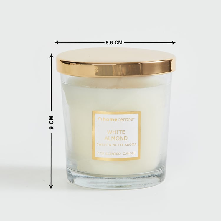 Eternity White Almond Scented Jar Candle