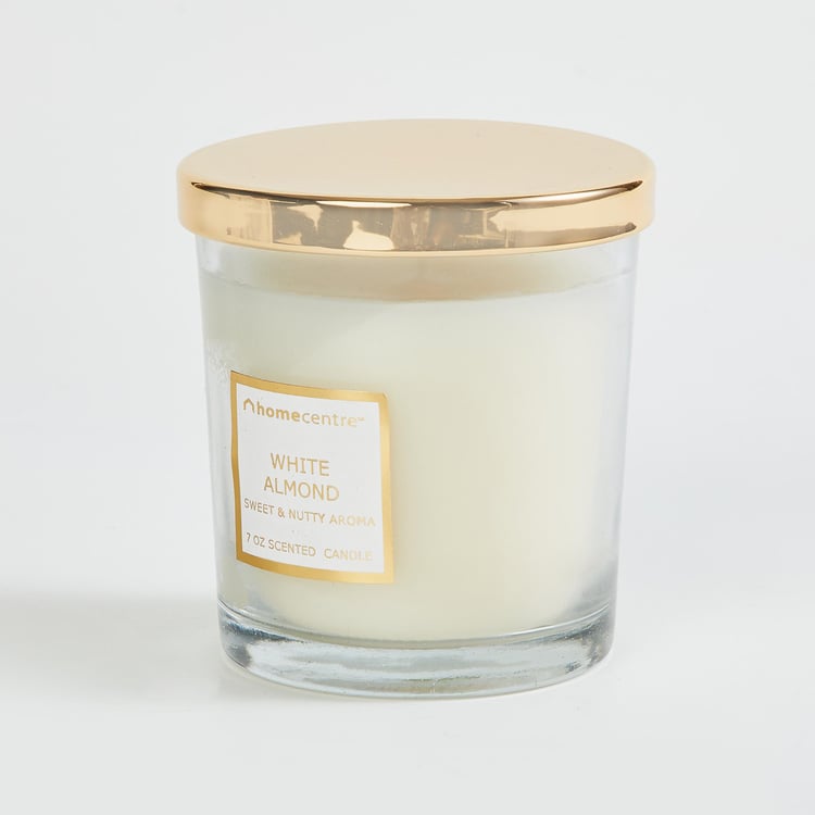 Eternity White Almond Scented Jar Candle