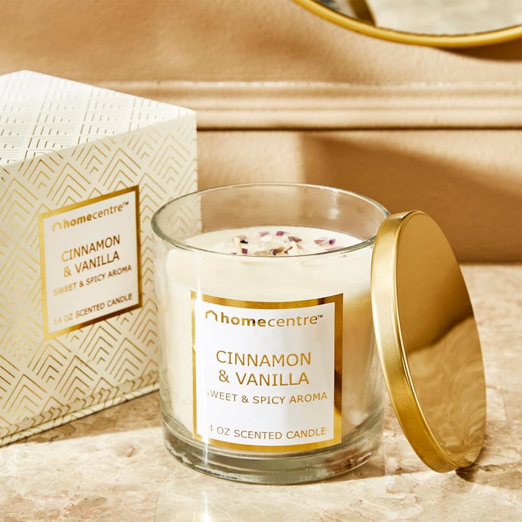 Eternity Cinnamon and Vanilla Scented Jar Candle