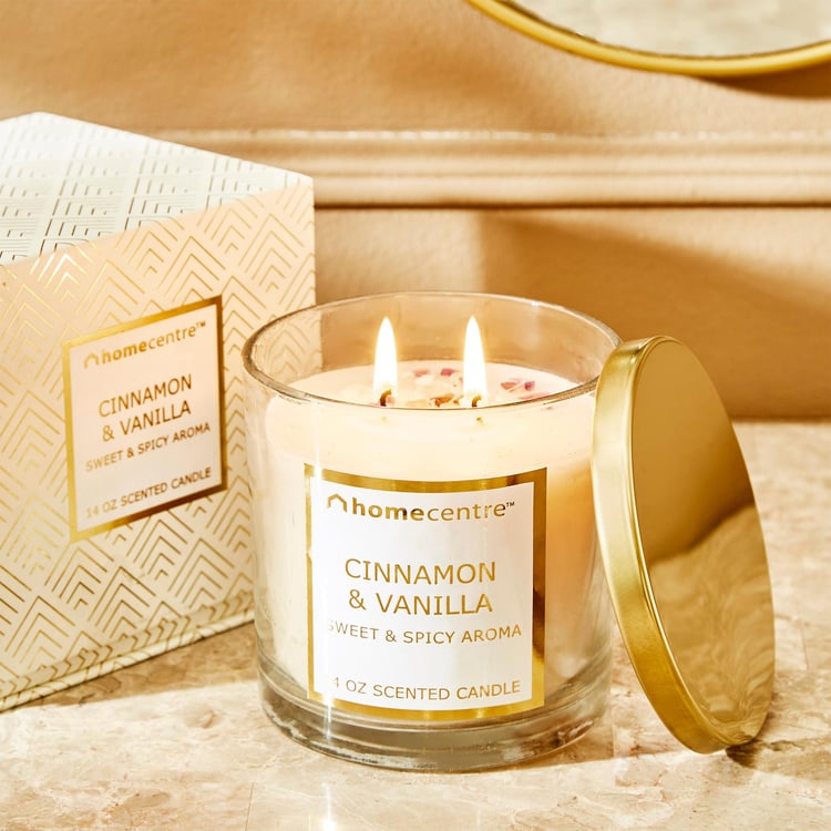 Eternity Cinnamon and Vanilla Scented Jar Candle