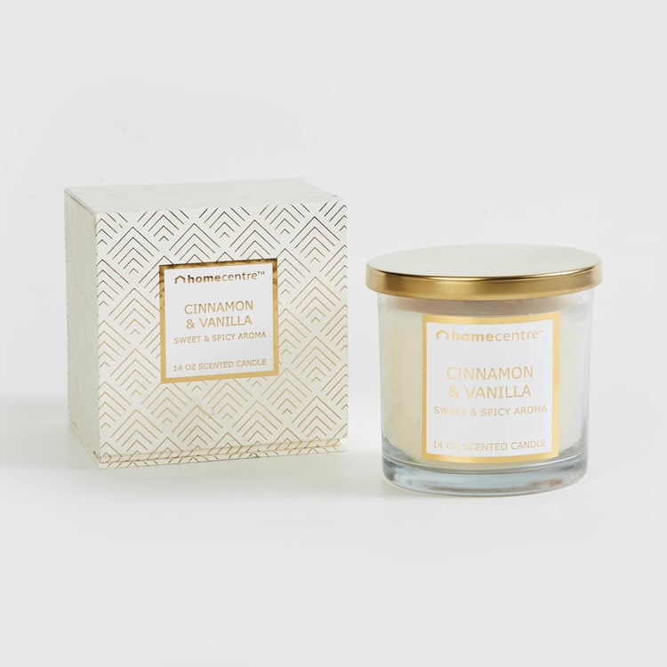 Eternity Cinnamon and Vanilla Scented Jar Candle