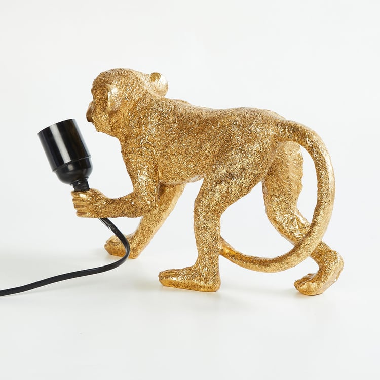 Tropical Explorer Resin Monkey Table Lamp